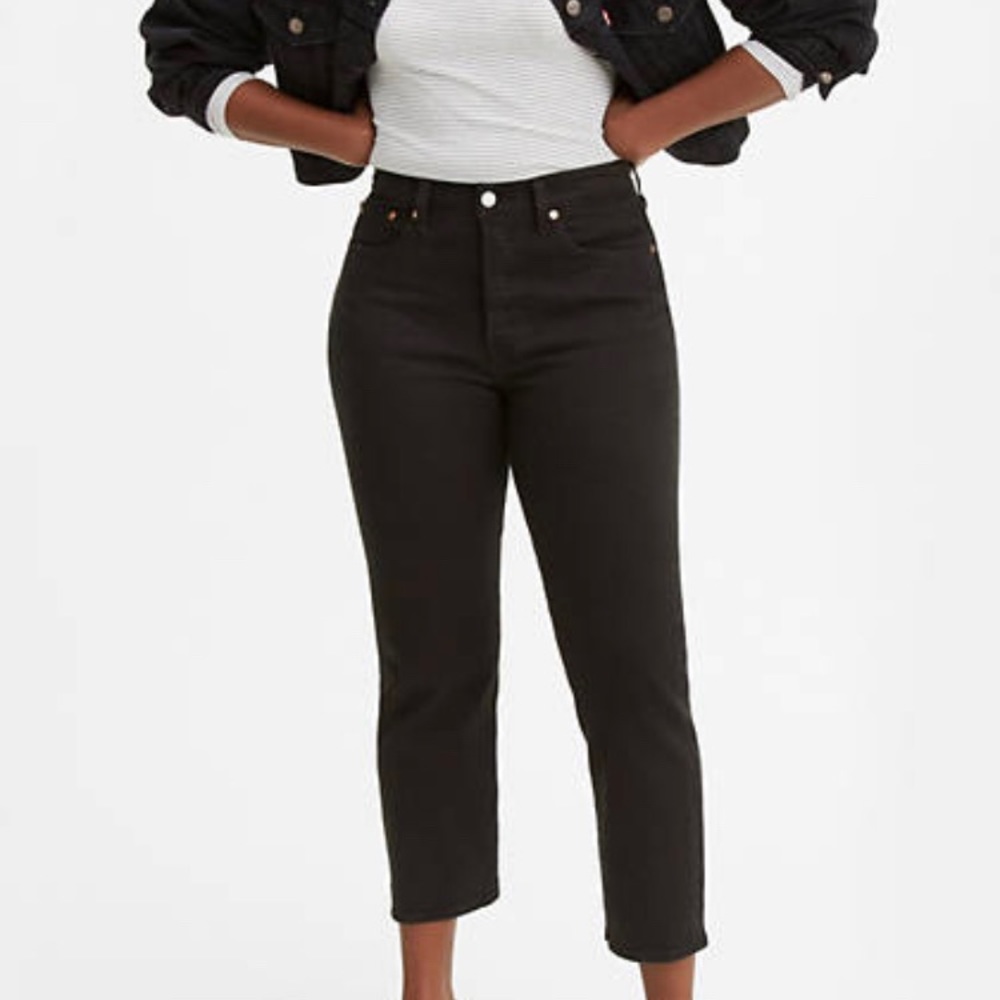 COPY - Wedgie straight ankle crop jeans